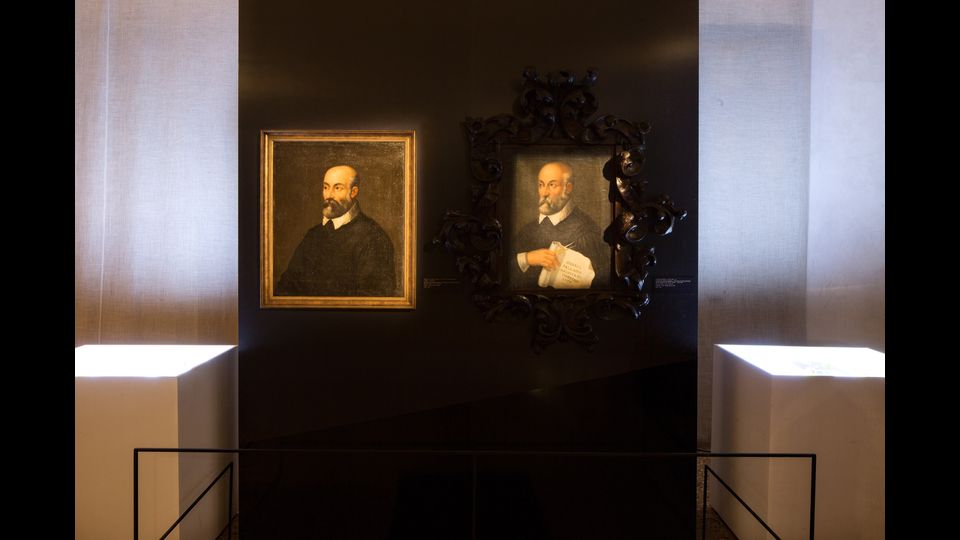&nbsp;Allestimento della mostra &quot;Andrea Palladio. Il mistero del volto&quot; ,&nbsp;Palladio Museum, Vicenza