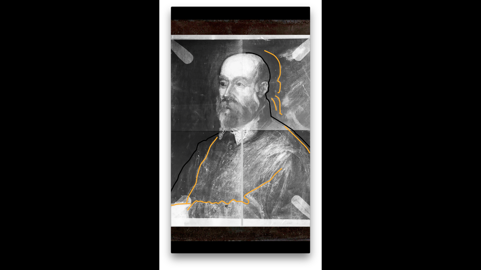 Immagini tratte dal video &quot;Andrea Palladio. Il mistero del volto&quot;. Indagini a cura di Polizia di Stato Servizio Polizia Scientifica Soprintendenza archeologica, belle arti e paesaggio per le provincie di Verona, Rovigo e Vicenza Centro Internazionale di Studi di Architettura Andrea Palladio, Palladio Museum