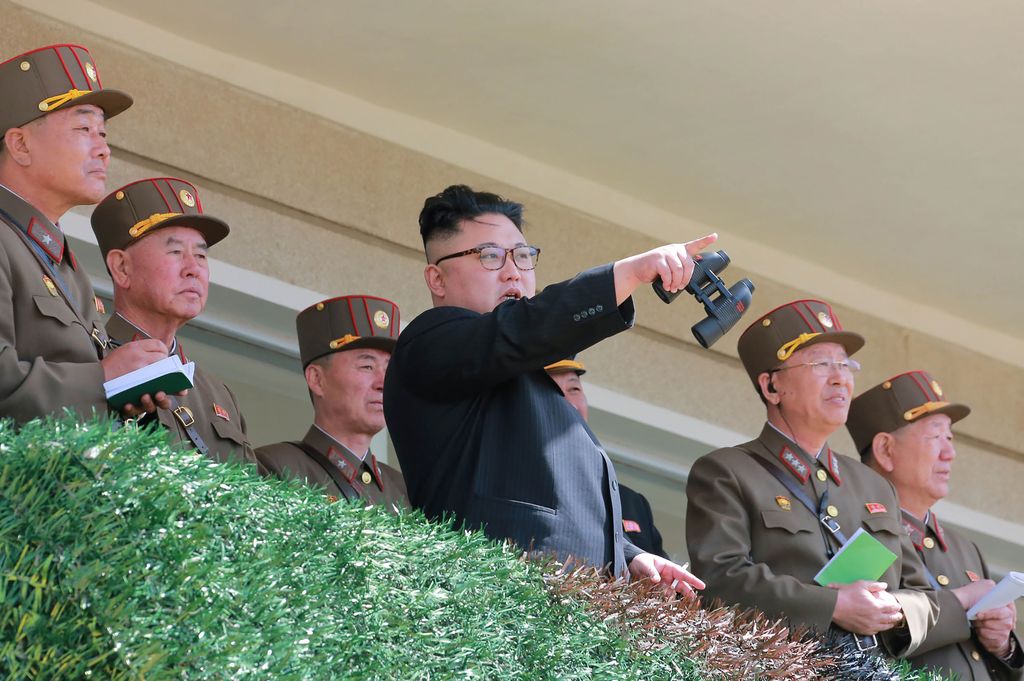 &nbsp;Kim jong-un leader nordcoreano - foto Afp