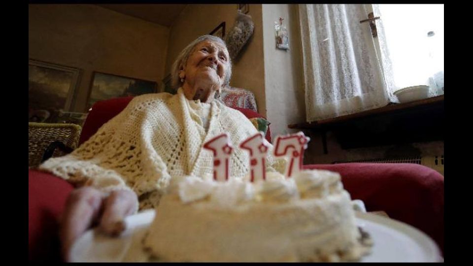 &nbsp;Emma Morano spegne le sue 117 candeline (Foto Facebook)