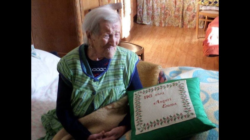 &nbsp;I 116 anni di Emma Morano (Foto Facebook)