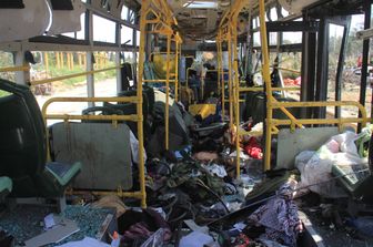 &nbsp;Siria Aleppo attacco bomba bus