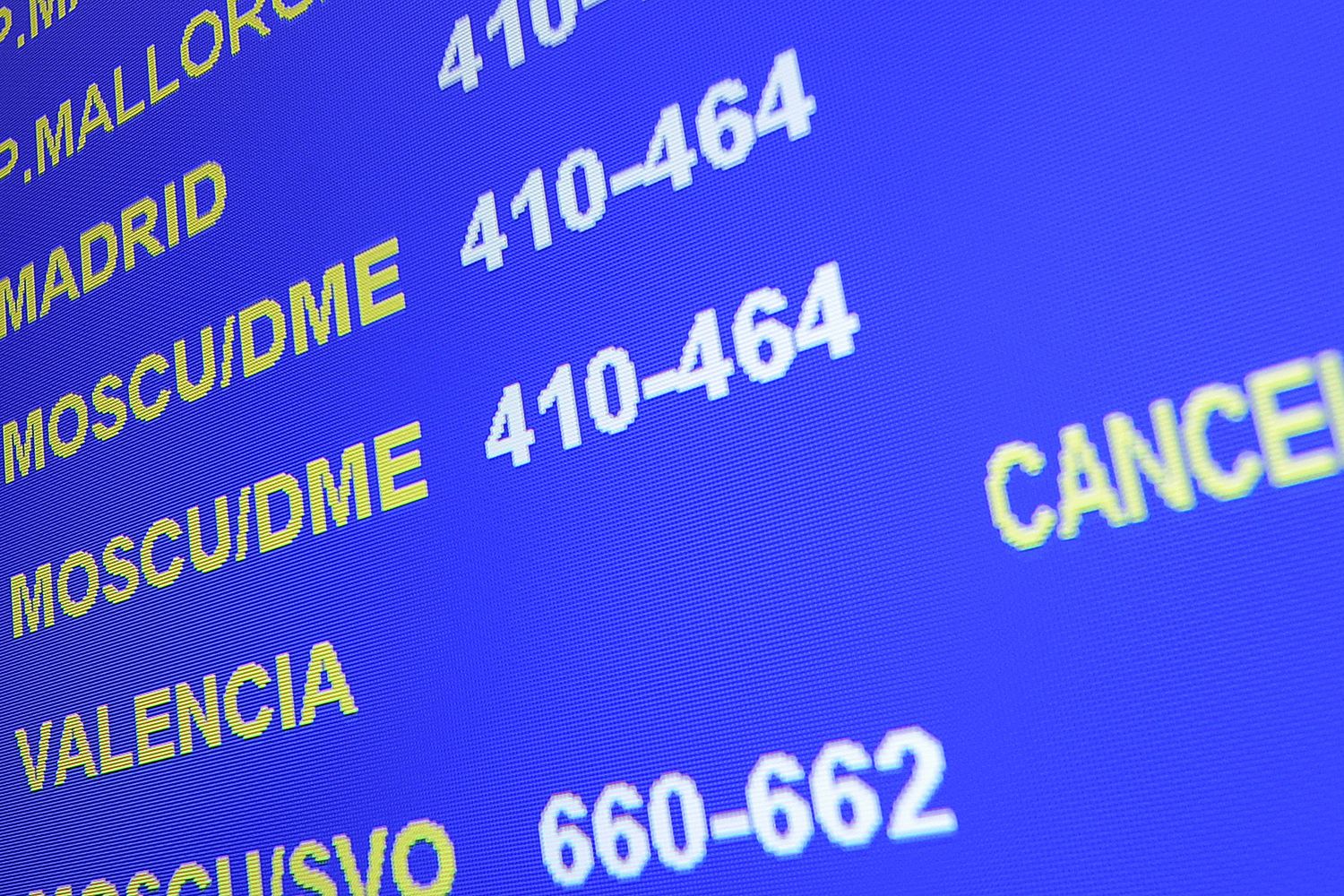 &nbsp;Voli cancellati (Afp)