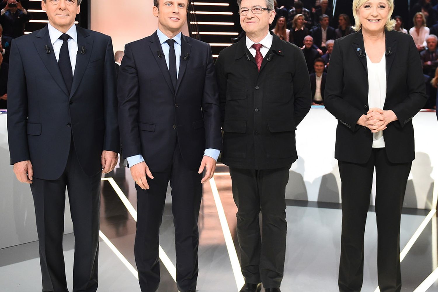 &nbsp;Francois Fillon, Jean-Luc Melenchon, Marine Le Pen, Benoit Hamon (afp)&nbsp;