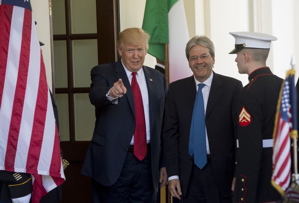 &nbsp;Gentiloni a Washington con Trump