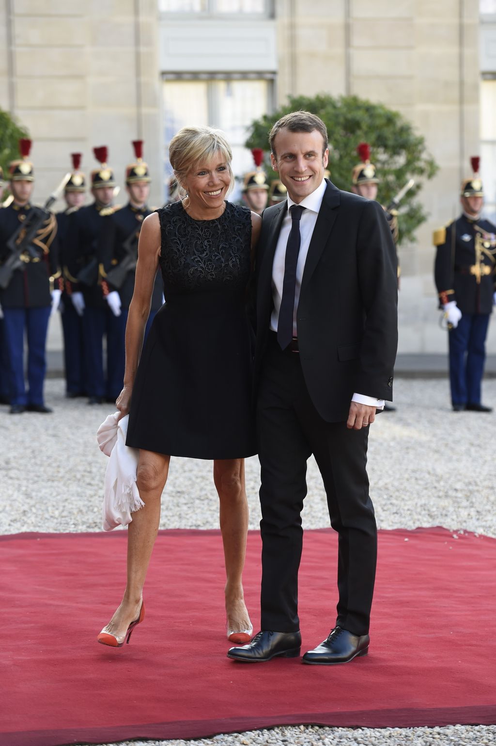 Brigitte ed Emmanuel Macron &nbsp;(Afp)