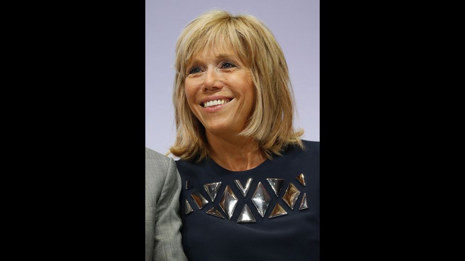 &nbsp;Brigitte ed Emmanuel Macron (Afp)