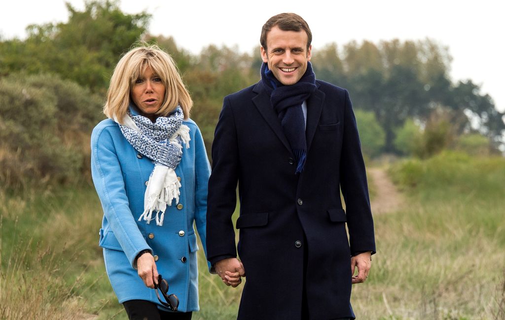 Brigitte ed Emmanuel Macron &nbsp;(Afp)