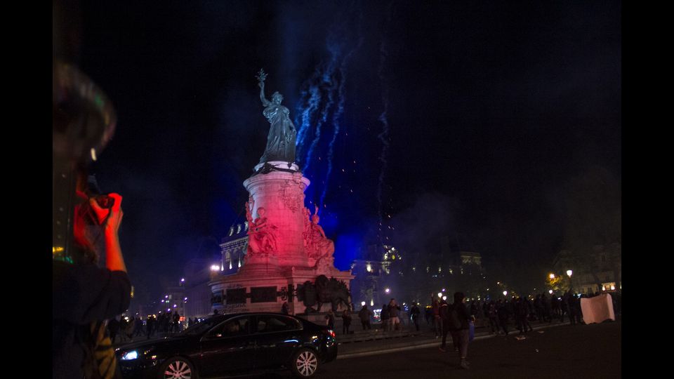 Teatro di scontri anche Place de la Republique (Afp)