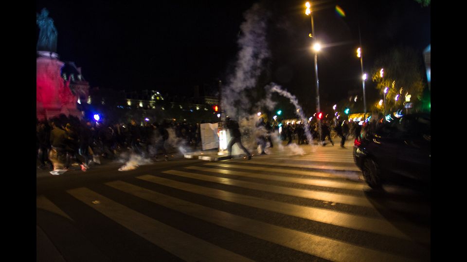 &nbsp;Scontri a Parigi(Afp)