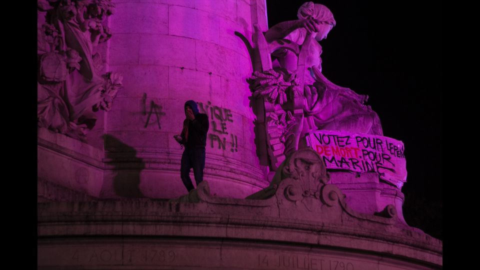 &nbsp;Scontri a Parigi(Afp)