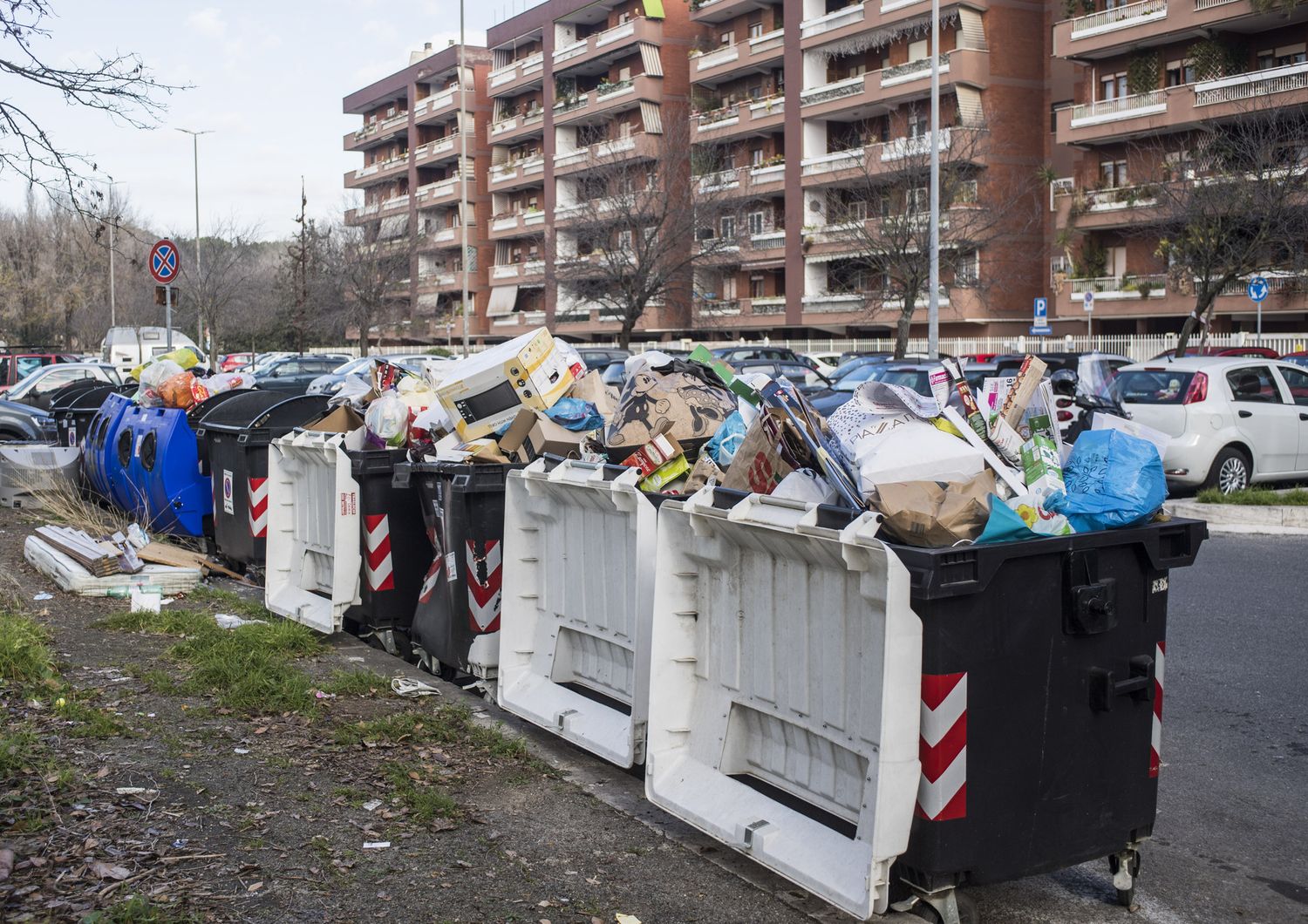 rifiuti roma (Agf)