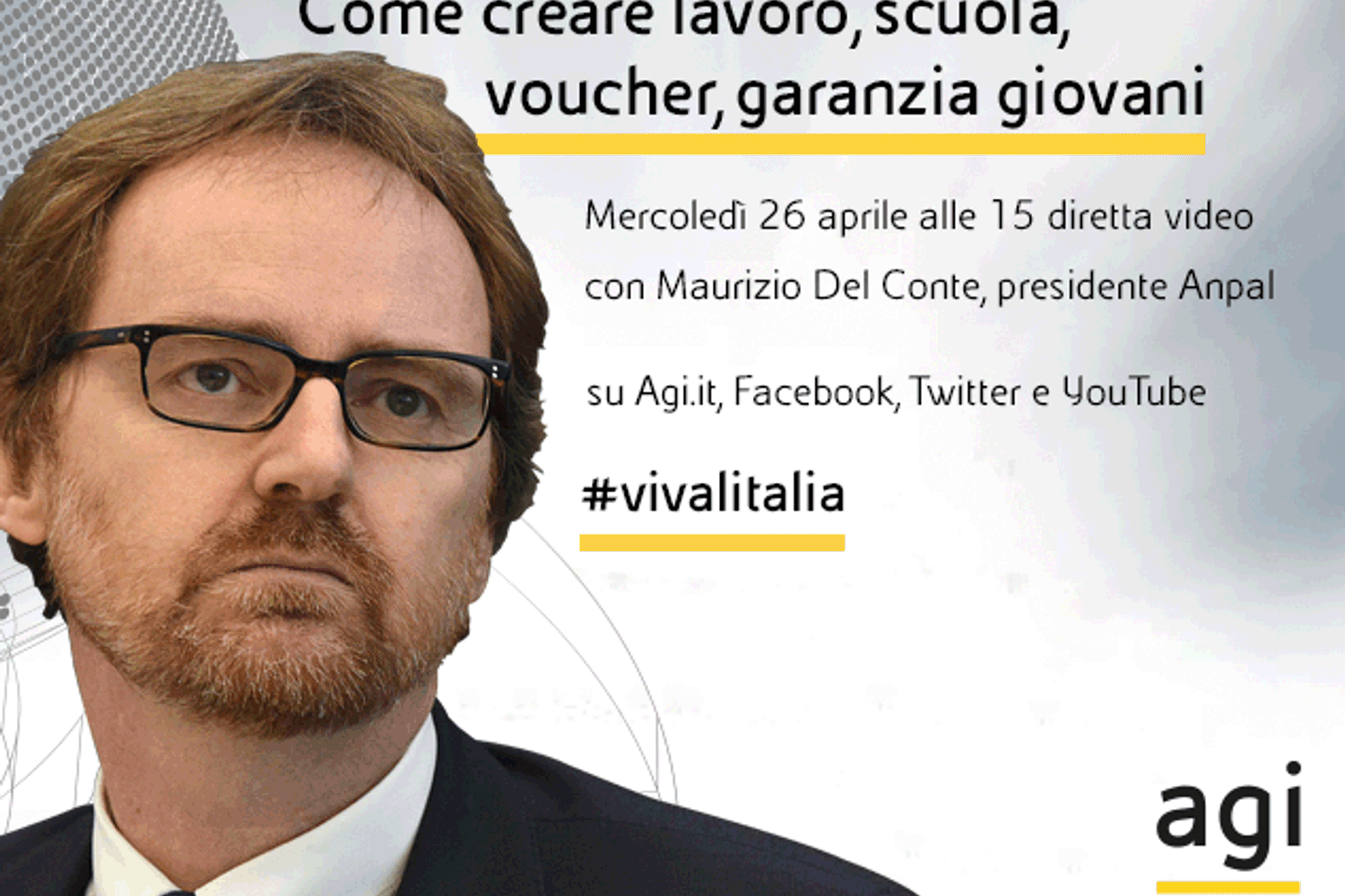 &nbsp;Maurizio Del Conte, presidente Anpal (Sito Gif)