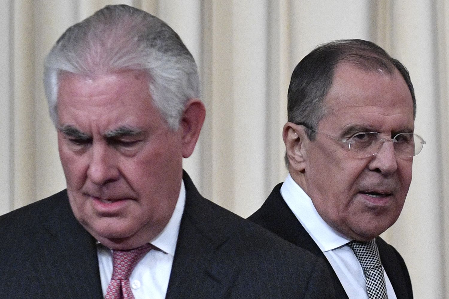 &nbsp;Tillerson Lavrov (Afp)