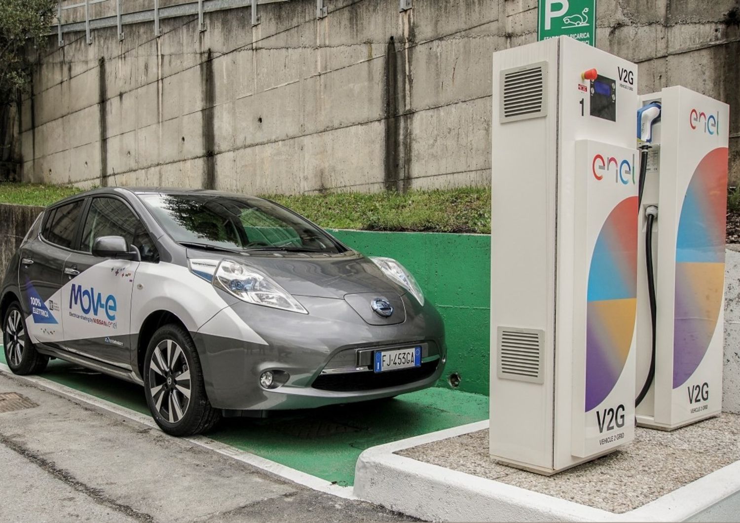 &nbsp;auto elettrica - Enel Energia-Nissan Italia-IIT