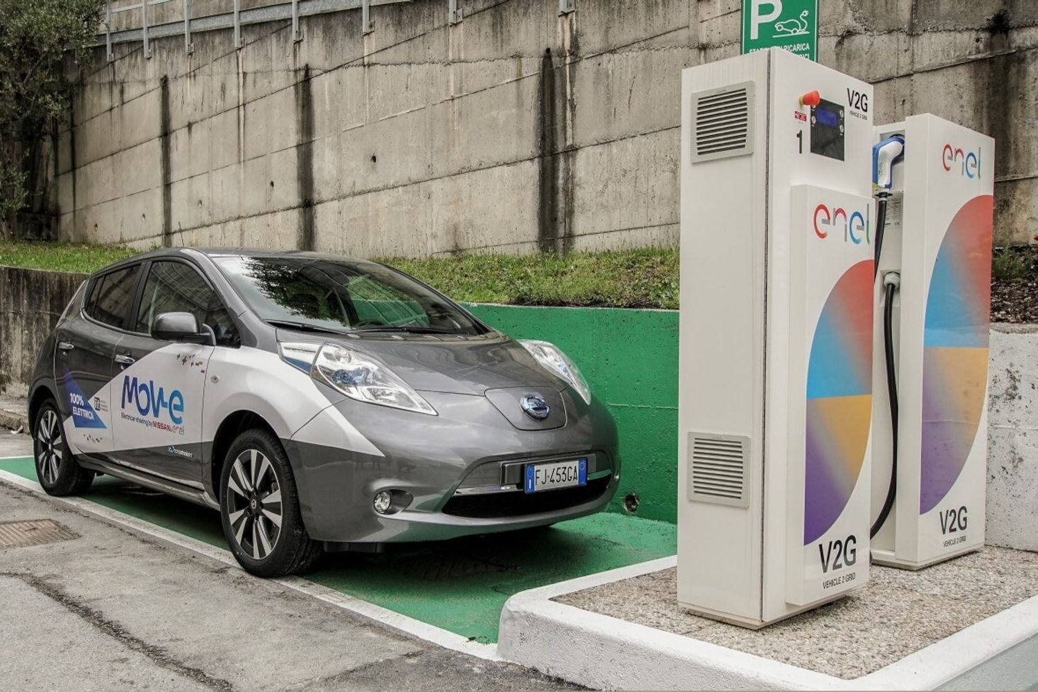 &nbsp;auto elettrica - Enel Energia-Nissan Italia-IIT