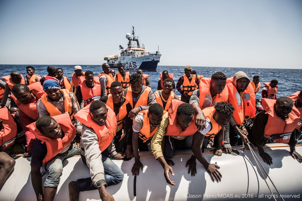 Migranti salvati da Moas