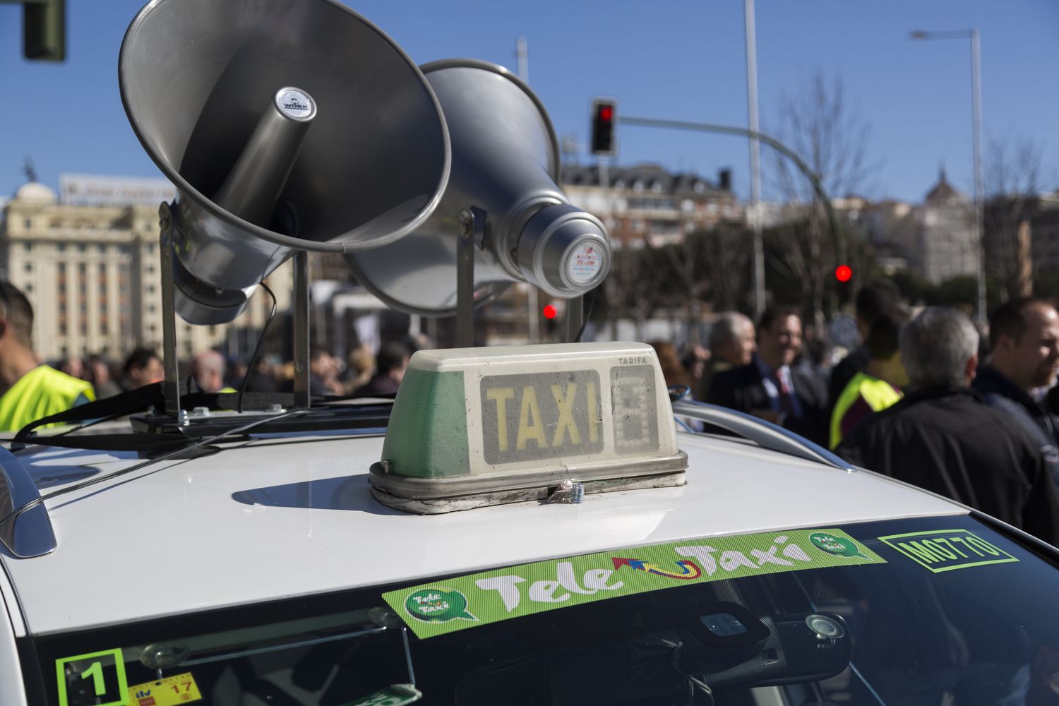 &nbsp;Taxi, Uber, proteste tassisti (Agf)