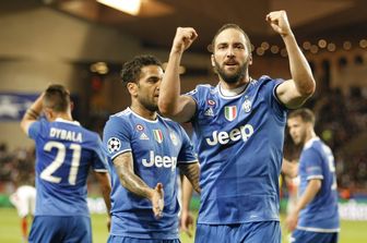 &nbsp;Higuain Juve Monaco Champions