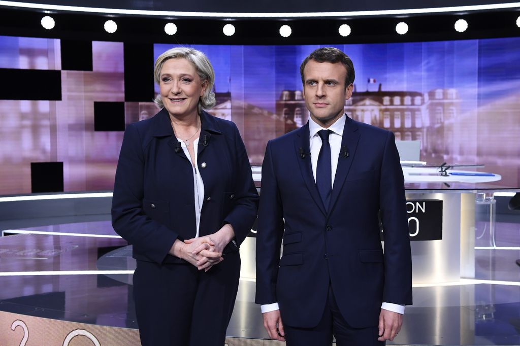 Le Pen Macron (afp)&nbsp;