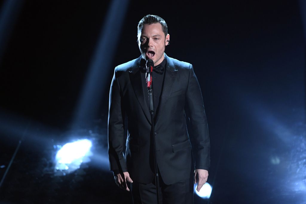 Tiziano Ferro durante Sanremo 2017