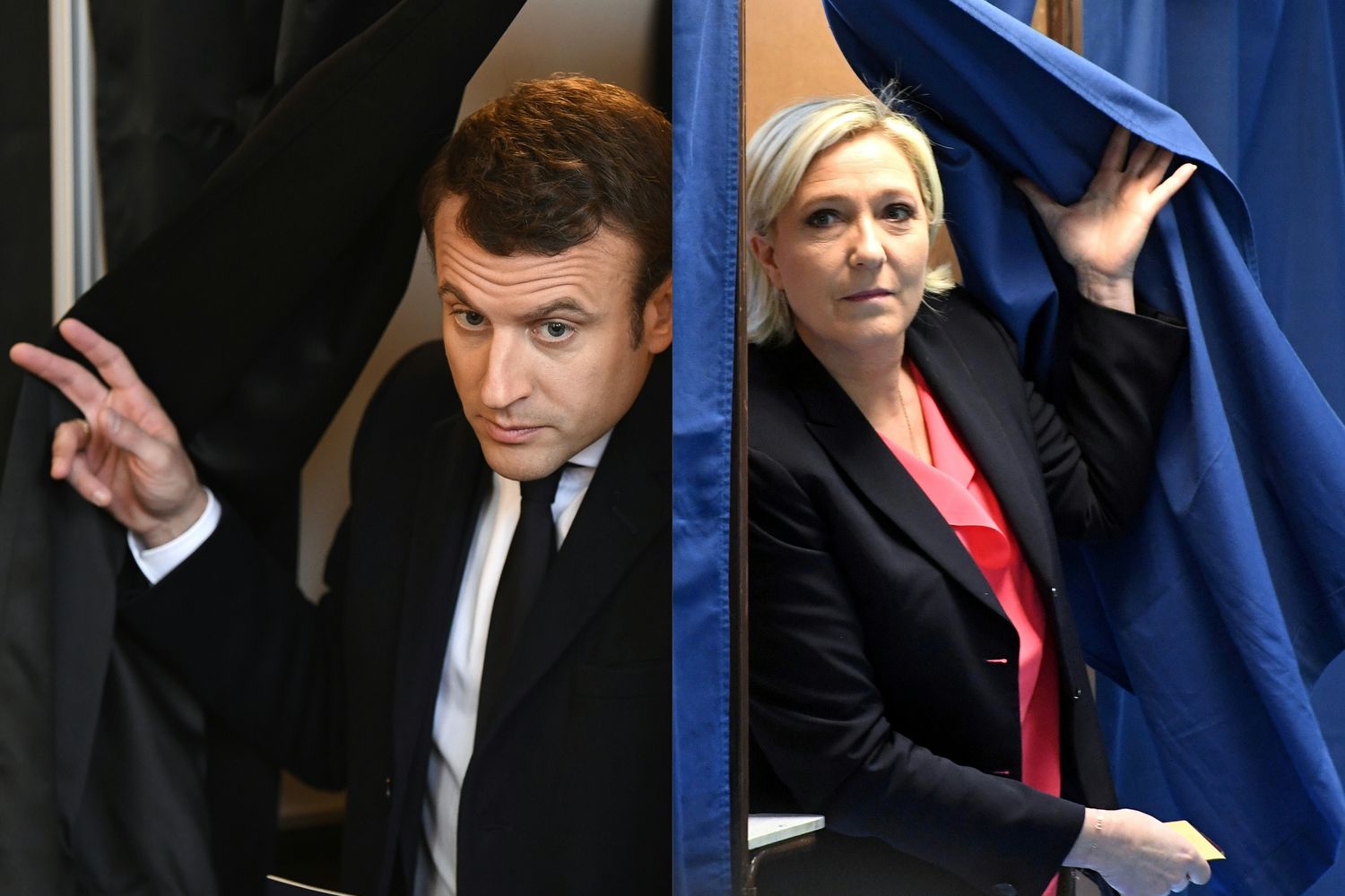 Macron - Le Pen (afp)&nbsp;