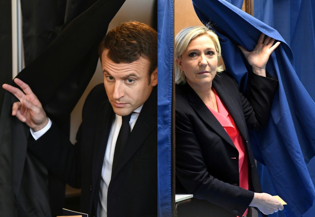 Macron - Le Pen (afp)&nbsp;