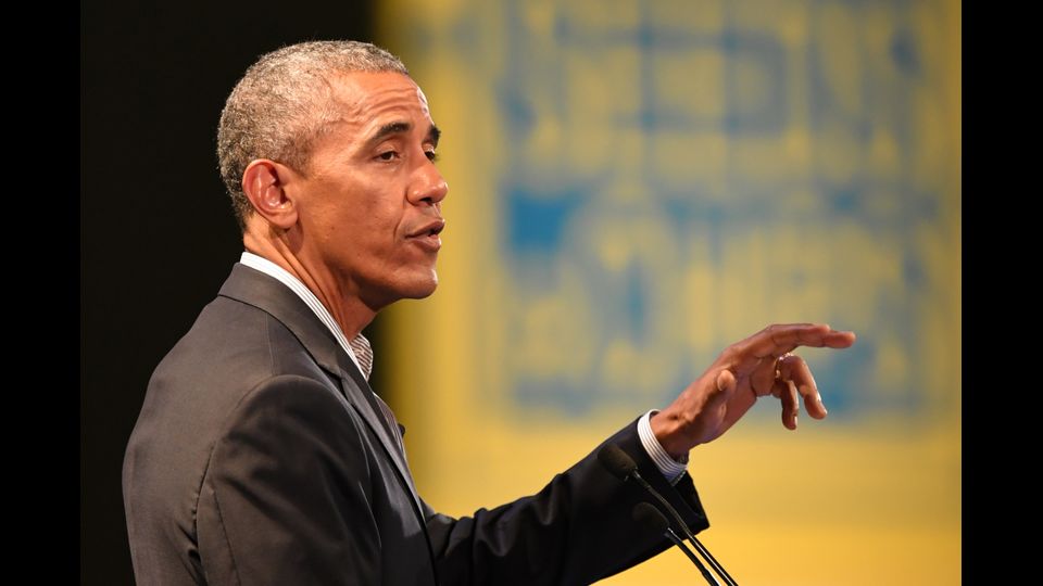 &nbsp;Discorso di Obama a Seeds&amp;Chips (Afp)