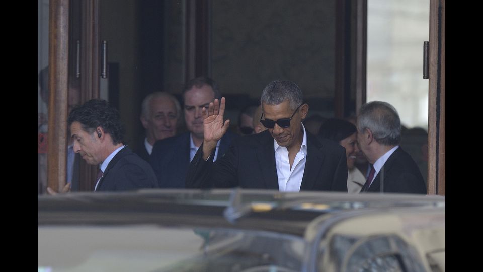 Obama a Milano (Agf)