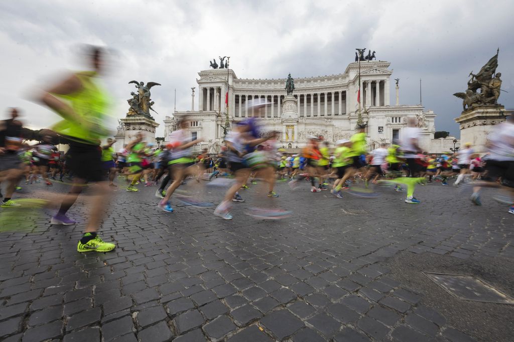 &nbsp;Maratona di Roma - foto Afp