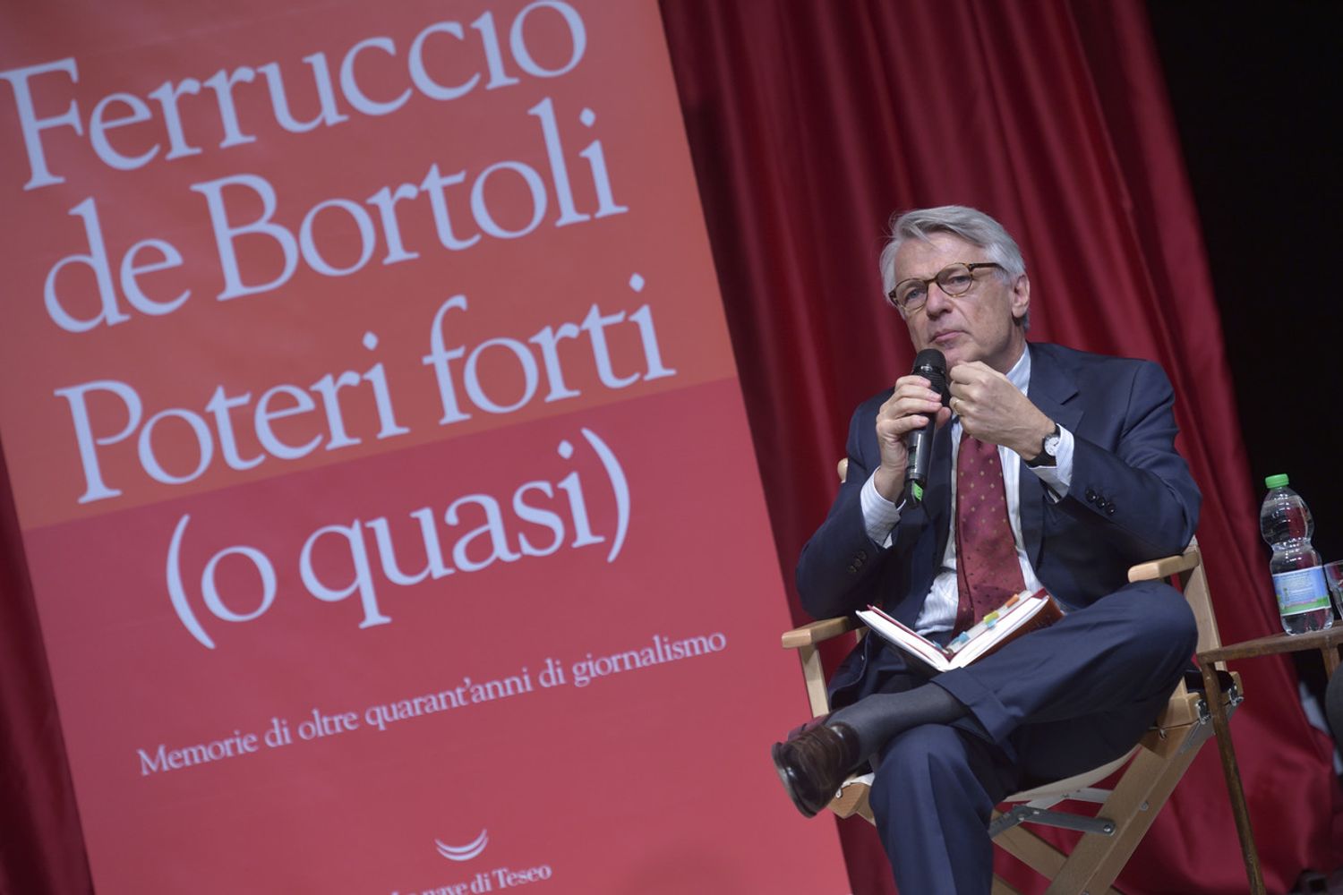Ferruccio de Bortoli presentazione del libro Poteri forti (o quasi) (agf)&nbsp;
