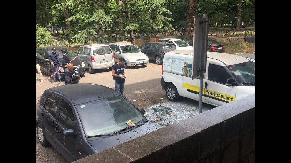 &nbsp;Esplosione a Roma, via Marmorata, Aventino - Piramide (foto di Sonia Montrella)&nbsp;