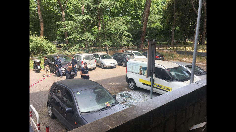 &nbsp;Esplosione a Roma, via Marmorata, Aventino - Piramide (foto di Sonia Montrella)&nbsp;