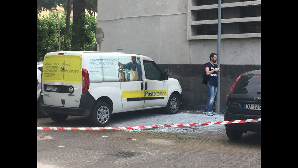 &nbsp;Esplosione a Roma, via Marmorata, Aventino - Piramide (foto di Sonia Montrella)&nbsp;