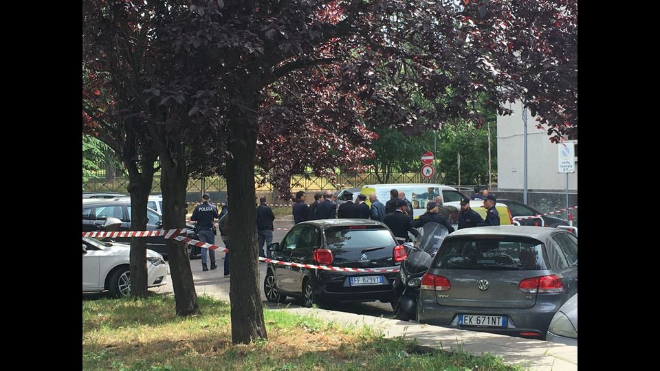 Esplosione a Roma, via Marmorata, Aventino - Piramide (foto di Sonia Montrella)&nbsp;