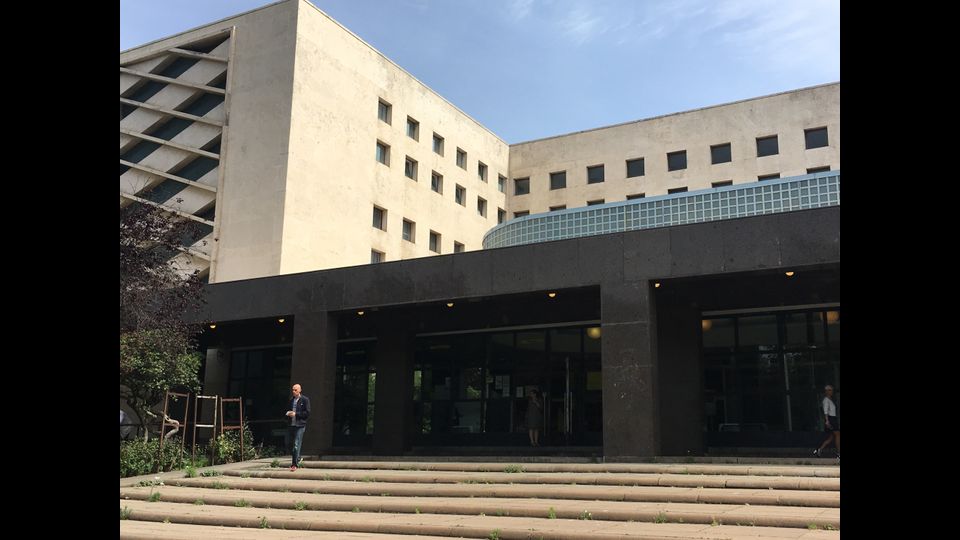 Esplosione a Roma, via Marmorata, Aventino - Piramide (foto di Sonia Montrella)&nbsp;