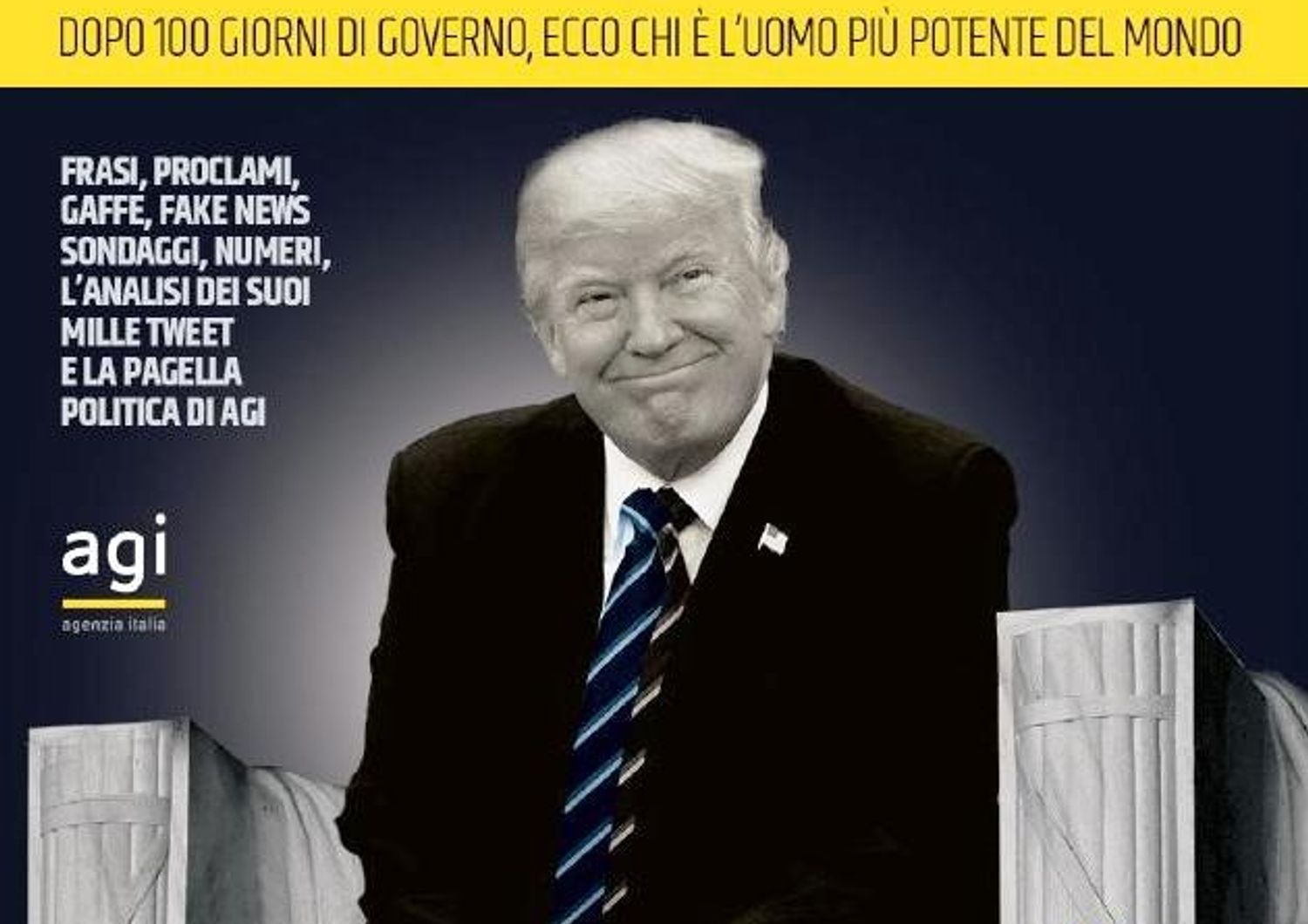 L&#39;e-book gratuito di Agi sui&nbsp;cento giorni di Trump