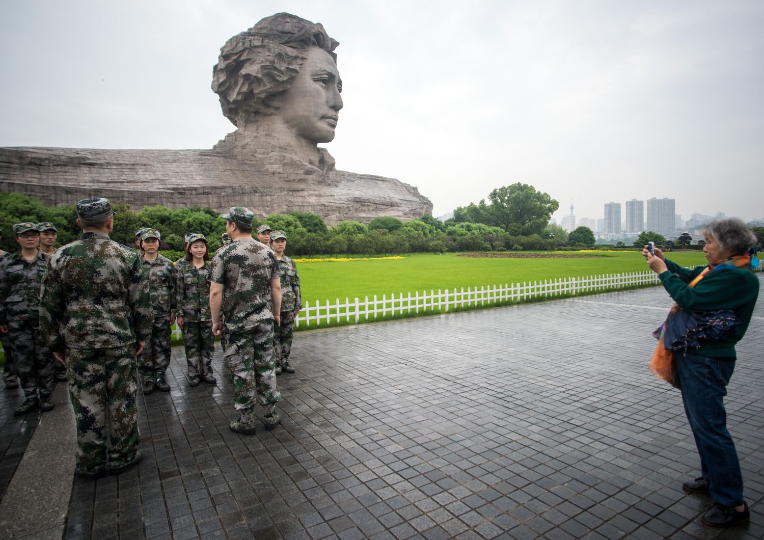 &nbsp;Statua di Mao a Changsha, Cina (Afp)