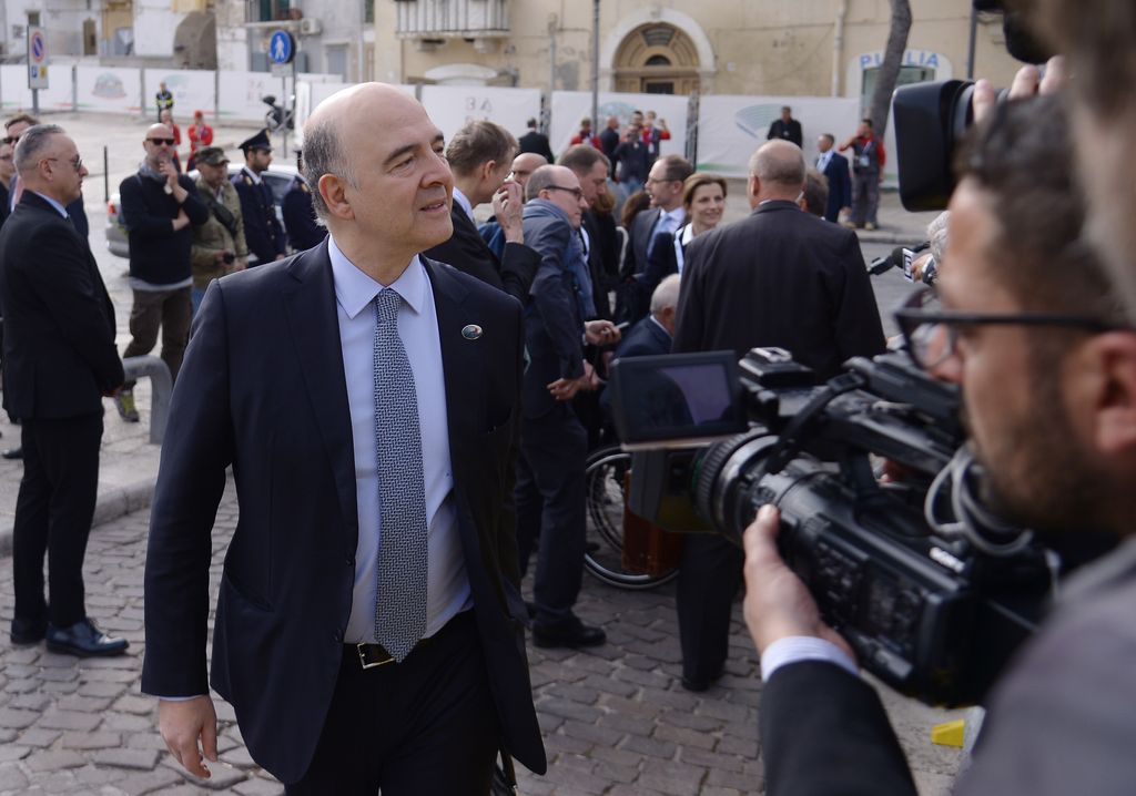 &nbsp;Pierre Moscovici al G7 Finanze di Bari