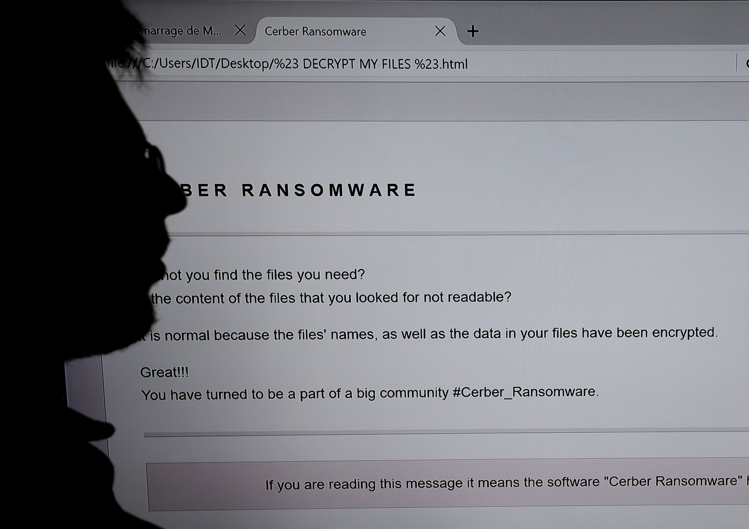 &nbsp;Ramsonware cyberattacco pirateria informatica wannacry (Afp)