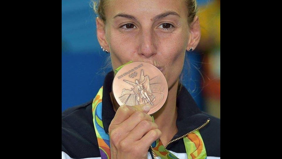 &nbsp;Tania Cagnotto Olimpiadi di bronzo Rio 2016 (facebook)