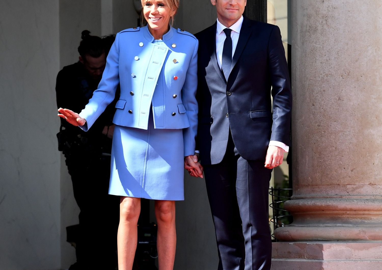 &nbsp;Macron e Brigitte