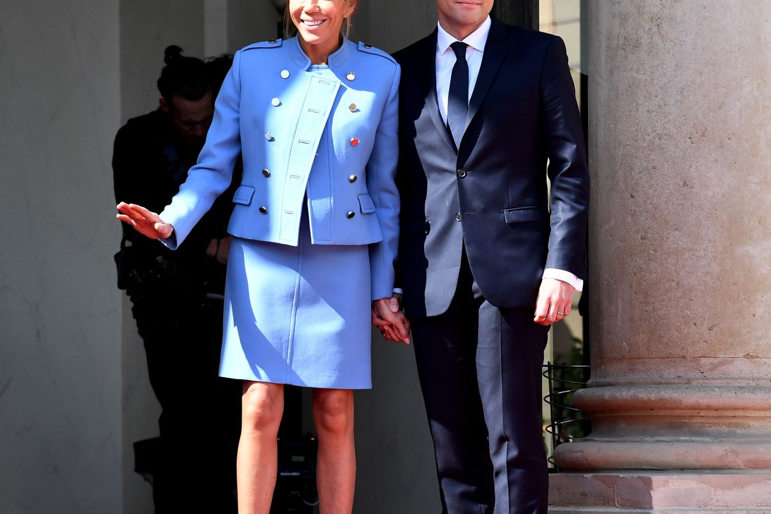 &nbsp;Macron e Brigitte