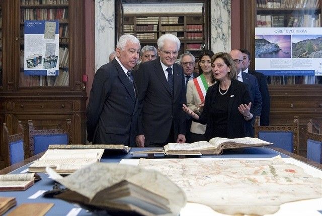 &nbsp;Mattarella al 150&deg; anniversario di fondazione della Societ&agrave; Geografica Italiana (Quirinale)