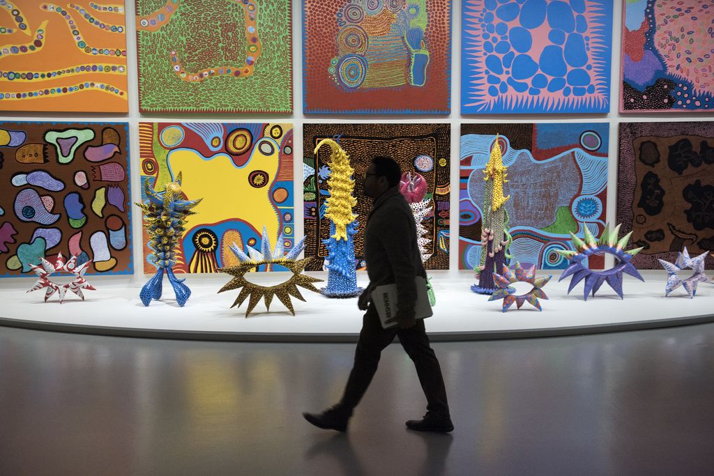L'esposizione Infinity Mirrors al Museo Hirshhorn di Washington (Afp)