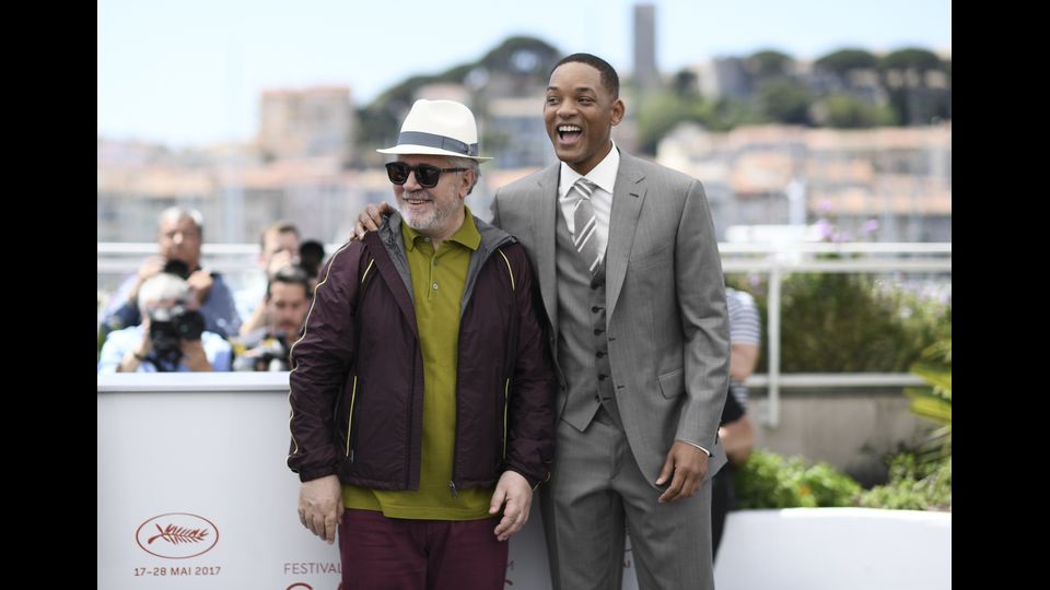 &nbsp;Pedro Almodovar e Will Smith (Afp)
