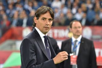 L'allenatore della Lazio, Simone Inzaghi