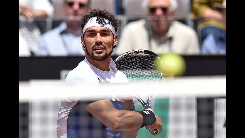 Fabio Fognini. WTA Open Internazionali BNL D'Italia al Foro Italico, Roma (Afp) (Afp)&nbsp;