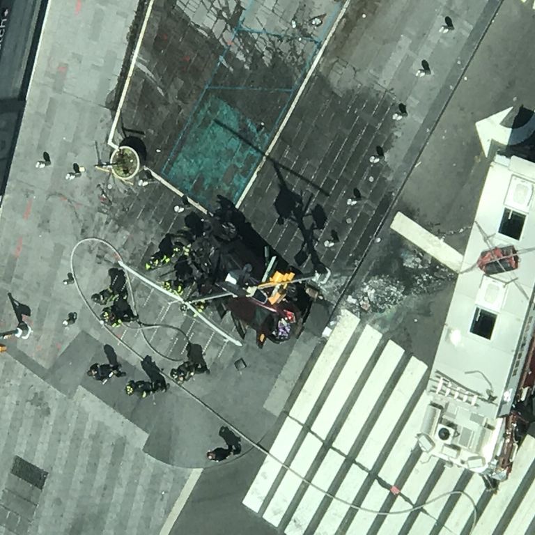 Auto Times Square incidente (Afp)&nbsp;