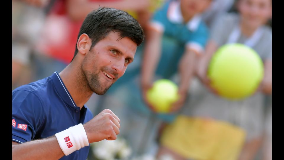 &nbsp;Novak Djokovic. WTA Open Internazionali BNL D'Italia al Foro Italico, Roma (Afp)&nbsp;